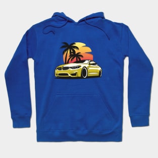 Yellow F82 M4 Coupe Sunset Hoodie